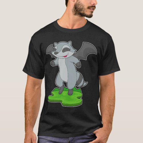 Raccoon Halloween Vampire T_Shirt