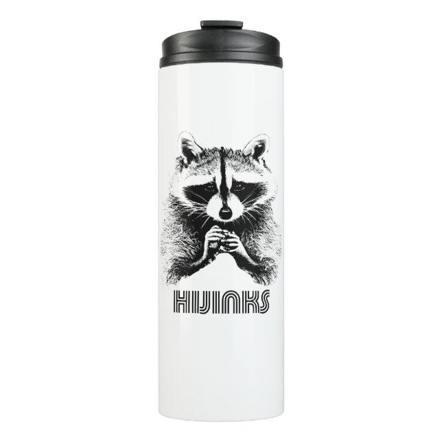 Raccoon Hijinks Thermal Tumbler (Front)