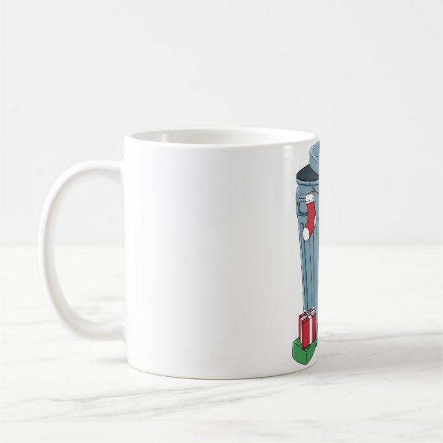 Raccoon Holiday  Coffee Mug (Left)