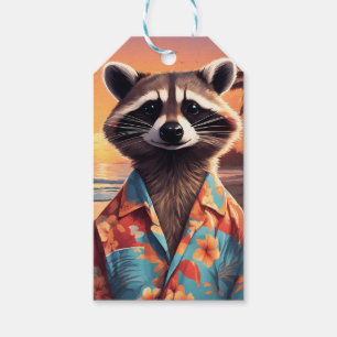 Raccoon Holiday Gift Tags