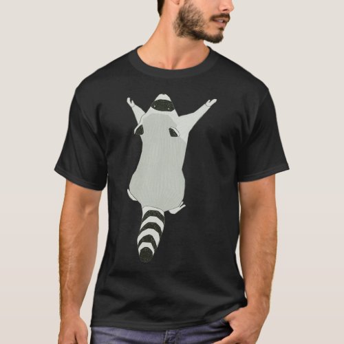 Raccoon Illustration 5 T_Shirt