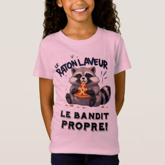 Raccoon Illustration Humor The Clean Bandit T-Shirt