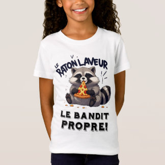 Raccoon Illustration Humor The Clean Bandit T-Shirt