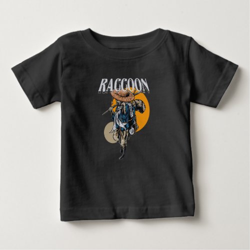 raccoon_illustration_streetwear baby T_Shirt