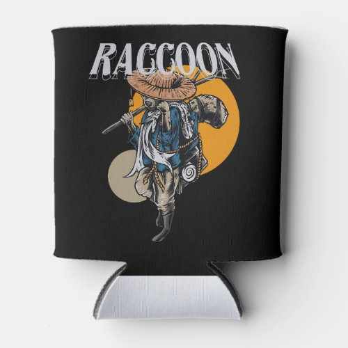raccoon_illustration_streetwear can cooler