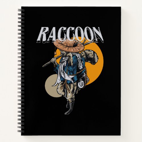 raccoon_illustration_streetwear notebook