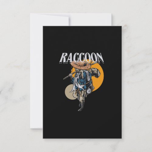 raccoon_illustration_streetwear thank you card