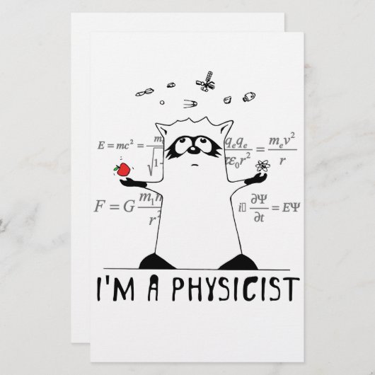 Raccoon: I'm a Physicist (Front/Back)