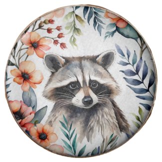 Raccoon  in the garden 