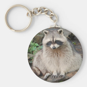 raccoon charm initial keychain animal keychain personalized keychain customized initial charm monogram Raccoon keychain 