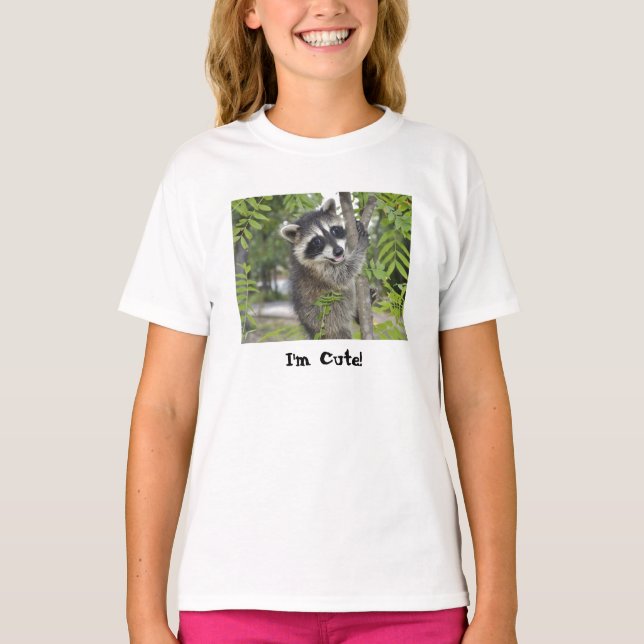 Raccoon - kids T-shirt (Front)