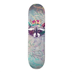 Raccoon King ·#Skateboard Skateboard