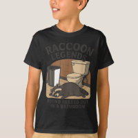 Raccoon Legends Found Ped Out In A Bathroom Trashe