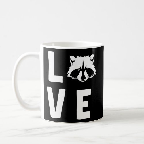 Raccoon Love Coffee Mug