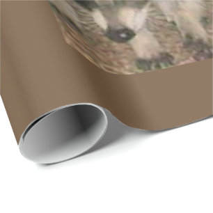 Raccoon Matte Wrapping Paper