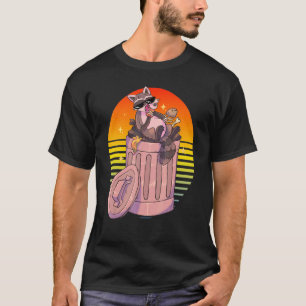 Raccoon Meme Street Cat T-Shirt