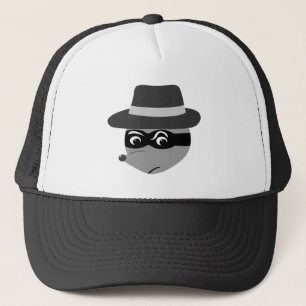 Raccoon Mobster Trucker Hat