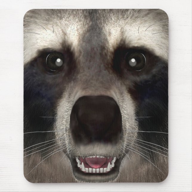 Raccoon Mouse Pad (Front)