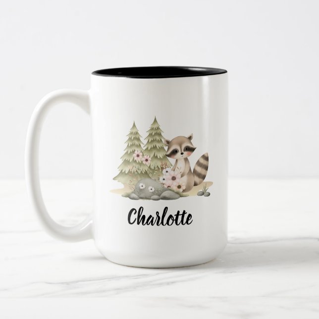 Raccoon Mug - Raccoon Gifts for Raccoon Lovers  (Left)