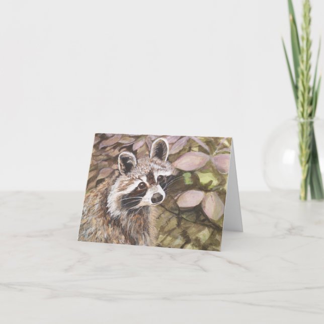 Raccoon Note card (Front)