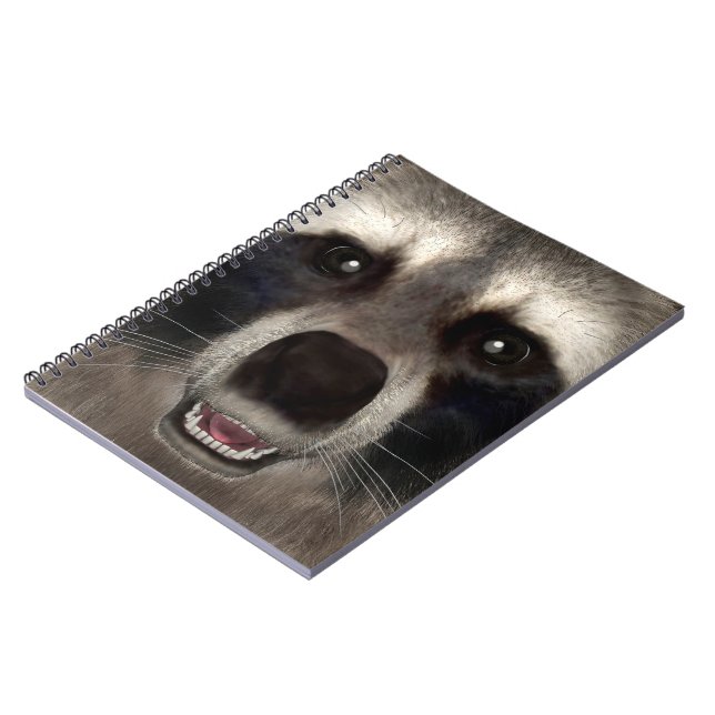 Raccoon Notebook (Left Side)