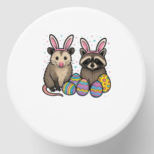 Raccoon Opossum Easter T-Shirt_1 Mini Candle Favors