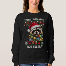 Raccoon - Overstimulated but Festive