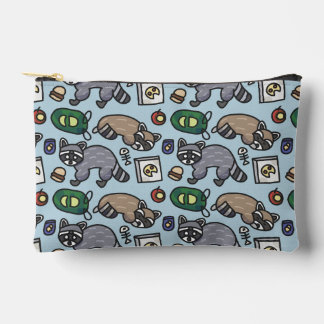 Raccoon Pattern Accessory Pouch