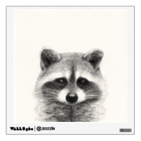 Raccoon Pencil Drawing