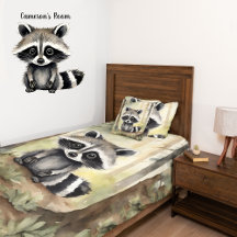 Raccoon Personalized Woodland