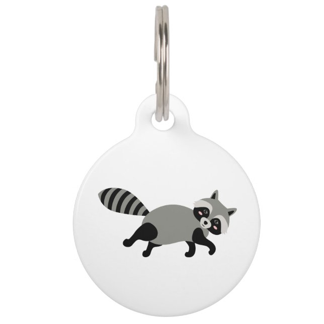 Raccoon Pet ID Tag (Front)