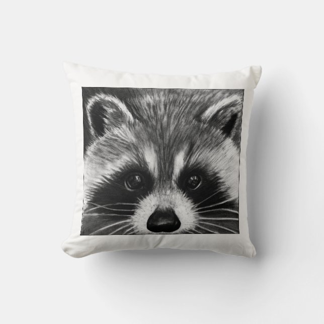 Raccoon Pillow (Front)