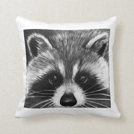 Raccoon Pillow | Zazzle