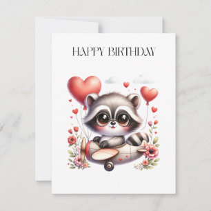 Raccoon Pilot Birthday