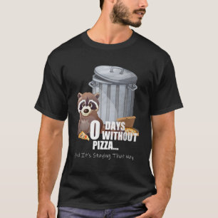 Raccoon Pizza Trash Panda Pizza Day T-Shirt
