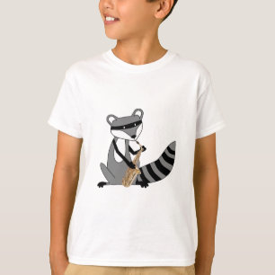 Raccoon Playing the Saxophone T-Shirt