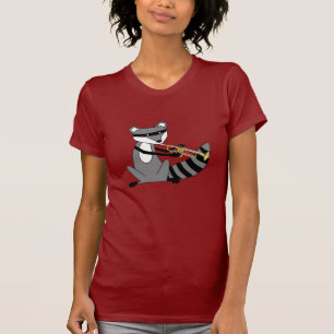 Raccoon Playing the Trumpet T-Shirt