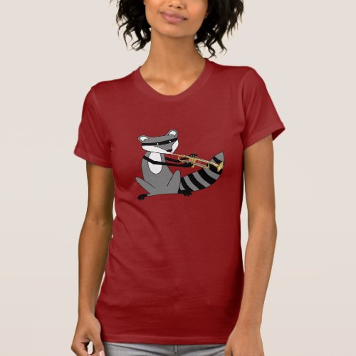 Raccoon Playing the Trumpet T_Shirt