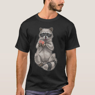 Raccoon Poker Poker cards T-Shirt