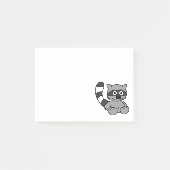Raccoon Post-it Notes (Front)