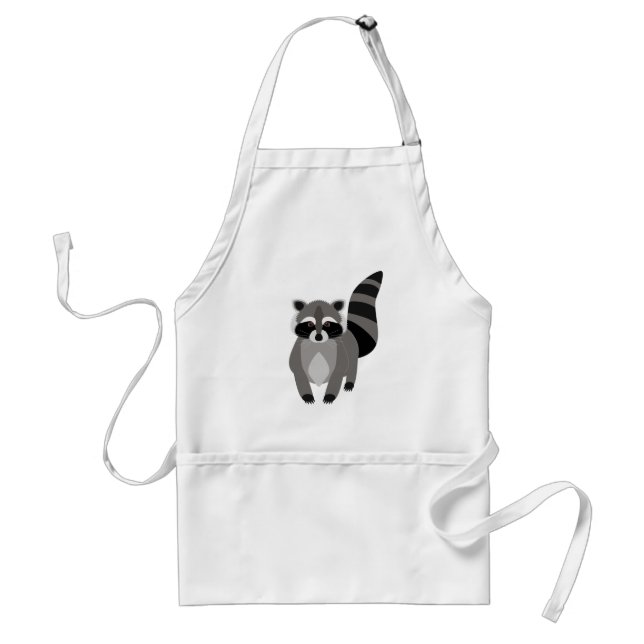 Raccoon Rascal Adult Apron (Front)