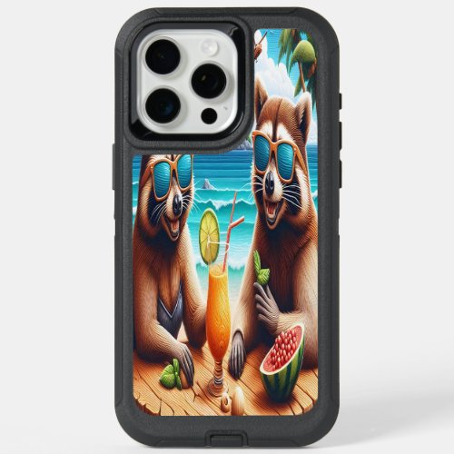 Raccoon Rendezvous iPhone 15 Pro Max Case