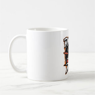 Raccoon Rock T-shirt - Funny Raccoon Cowboy Design Coffee Mug