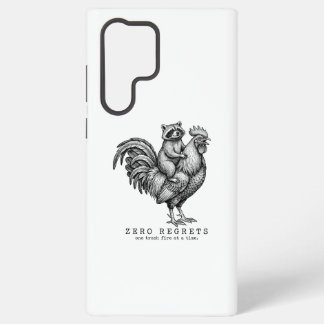 Raccoon Rooster Samsung Case Funny Gift