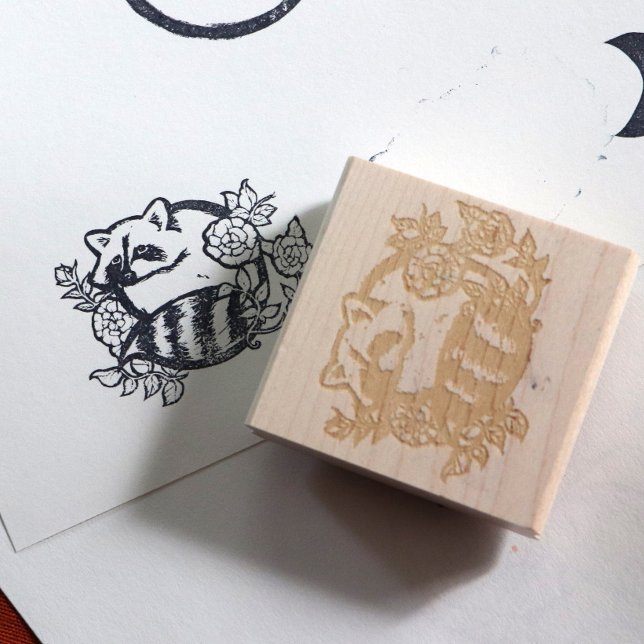 Raccoon Rubber Stamp (Creator Uploaded)