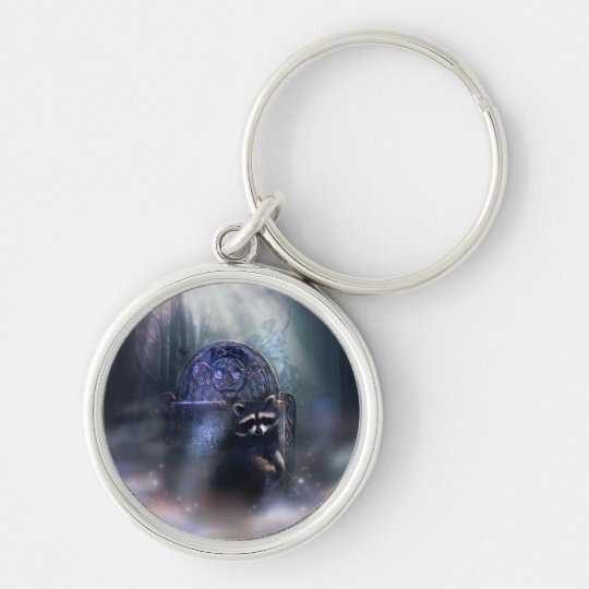 Raccoon Spirit Keychain