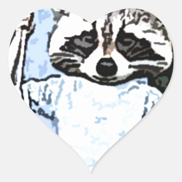 raccoon swing sticker