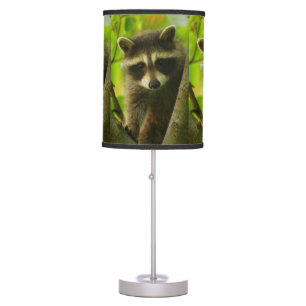 raccoon table lamp