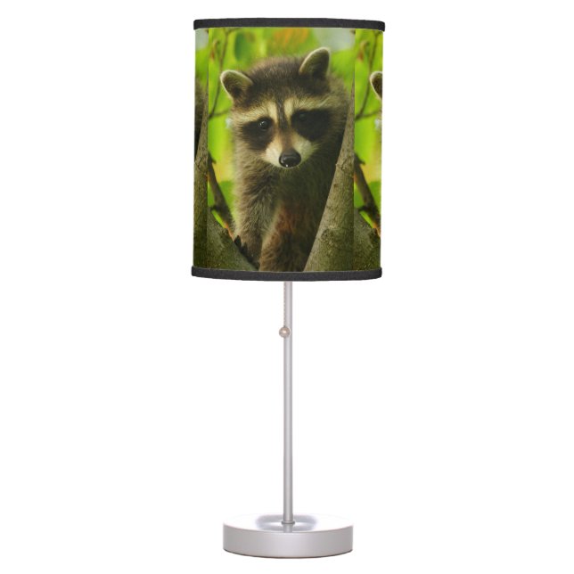 raccoon table lamp (Front)