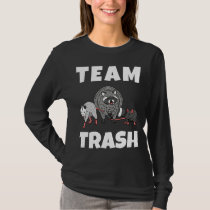 Raccoon Team Cute Trash Panda Ringtail Lover T-Shirt